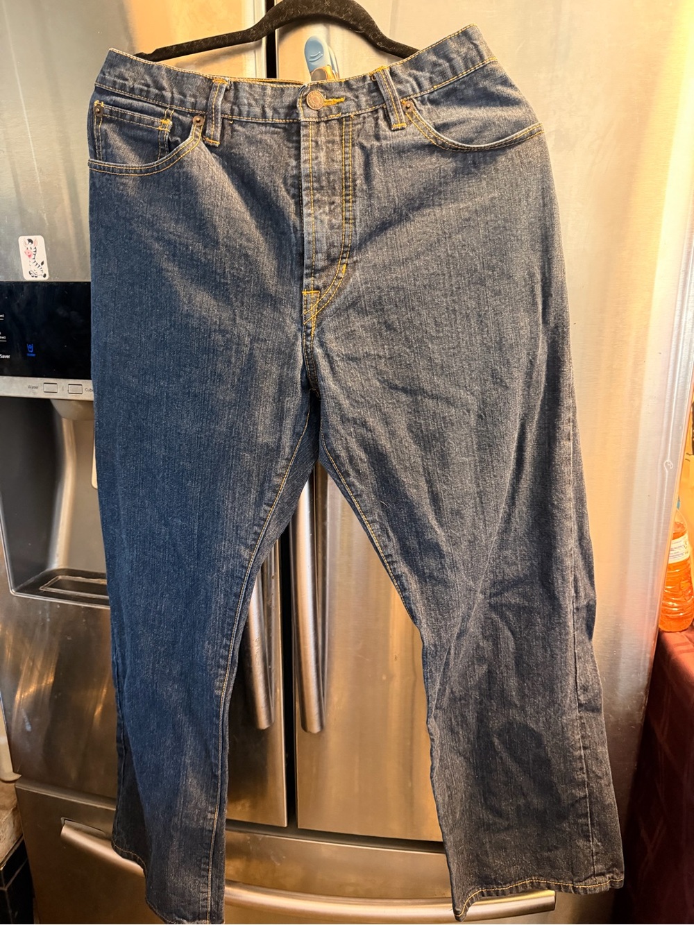 Sean John Men's Straight-Leg Blue Denim Jeans